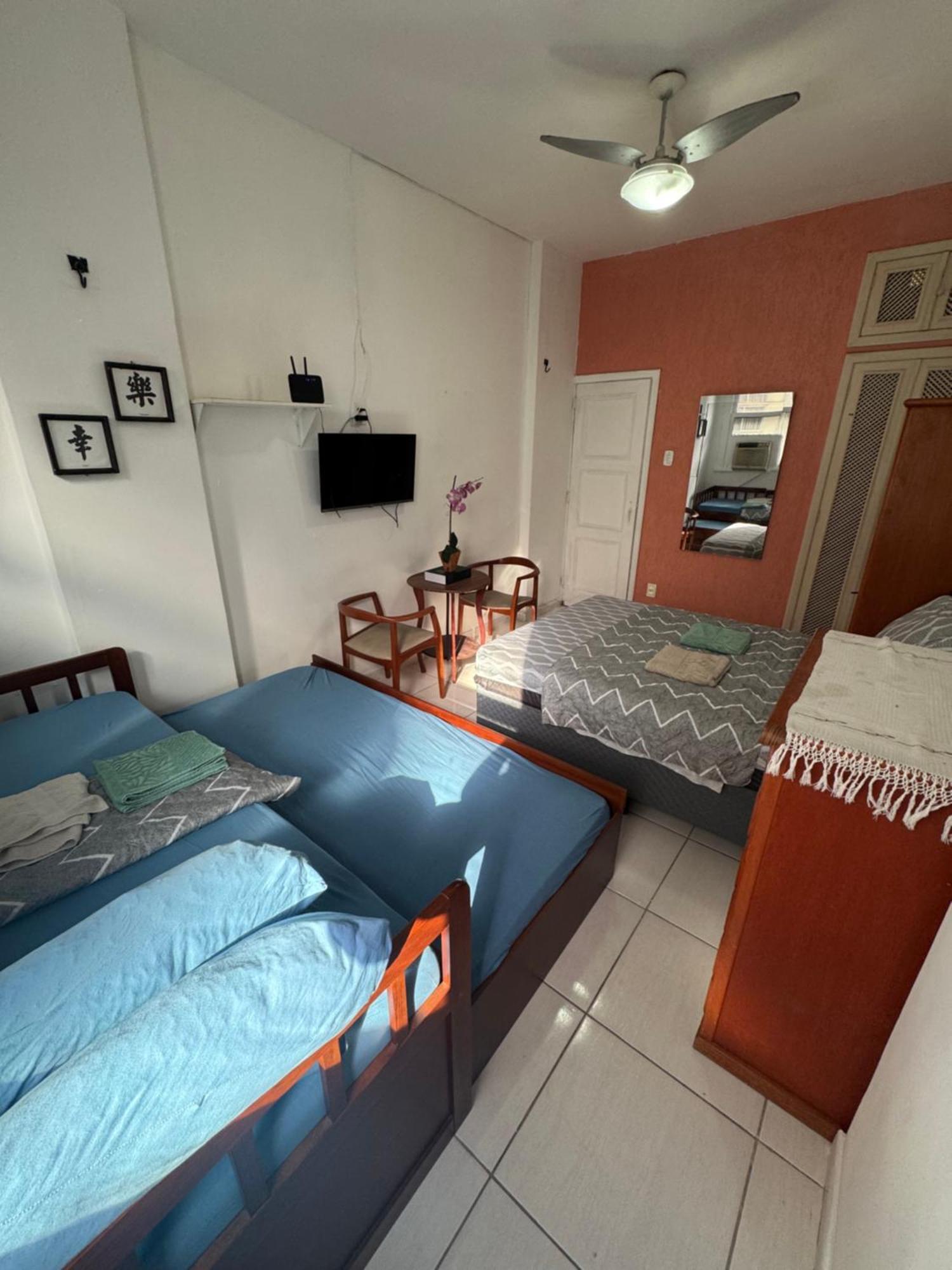 Esquina Da Praia, 2 Minutos Da De Copacabana Posto 02 Apartemen